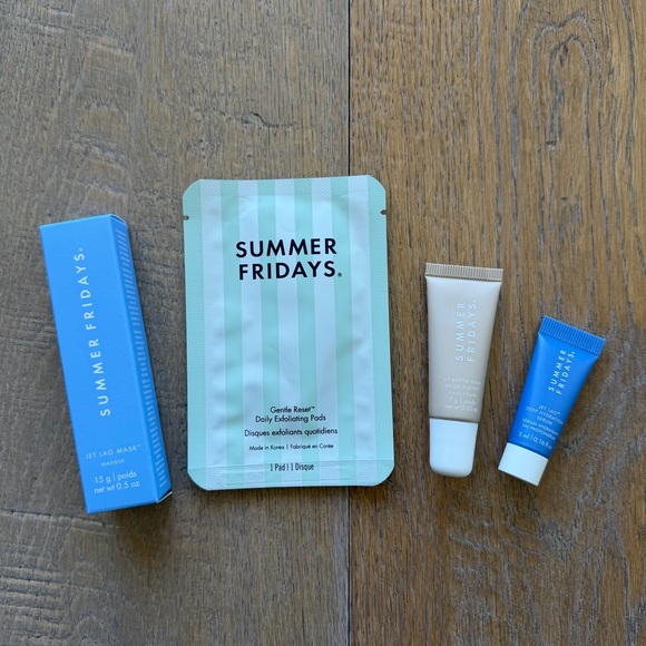 Summer Fridays Other - Summer Fridays Mini’s Skincare Set — Jet Lag Mask, Lip Butter Balm, Exfoliating